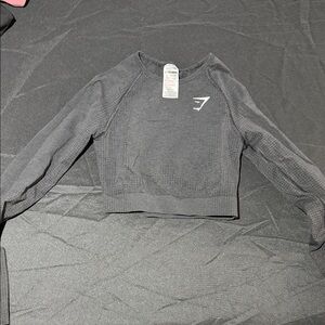 Gymshark Charcoal Long Sleeve Top